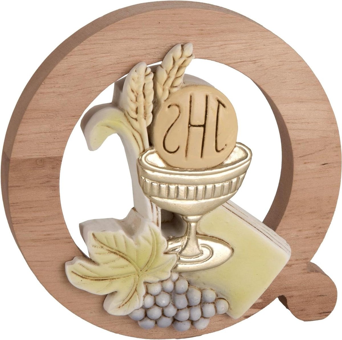 Bonbonnière frame icoon goudkleurige religieuze decoratie - H 10 cm