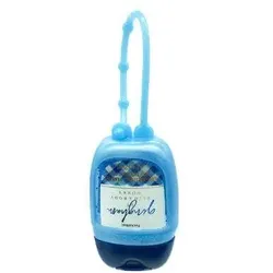 Anhänger für Hand-Desinfektionsgel - Blue Pearl mit Rückseite