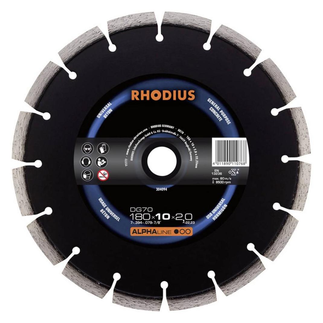 Rhodius DG70 Diamanttrennscheibe (304091)