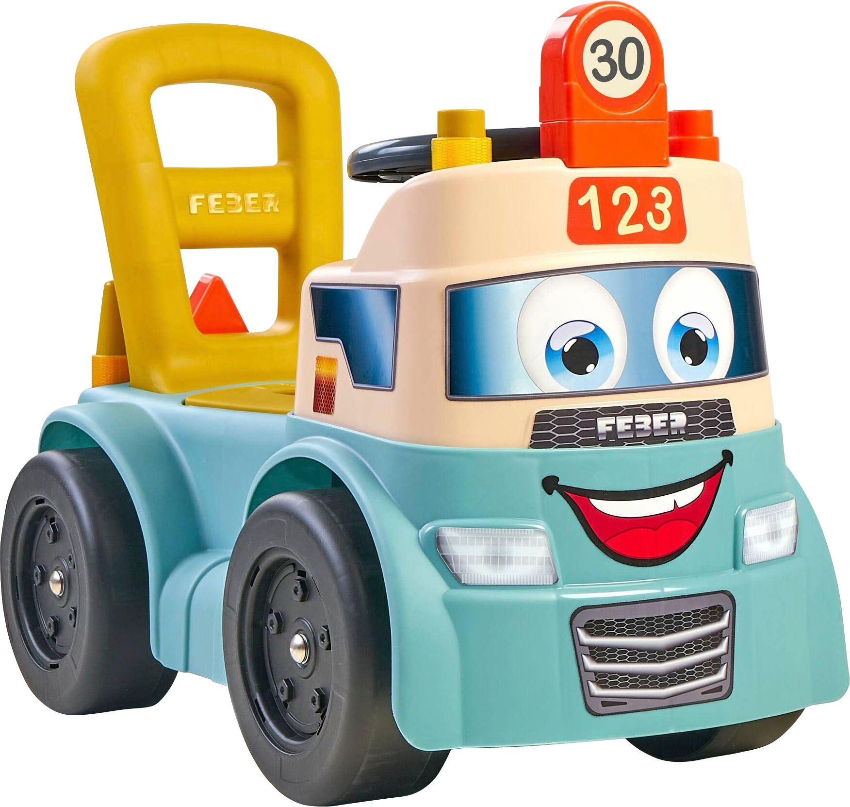 Rutscherauto FEBER "Casual", bunt, Rutschautos, Kinder, Kunststoff, Rutscherauto, Made in Europe