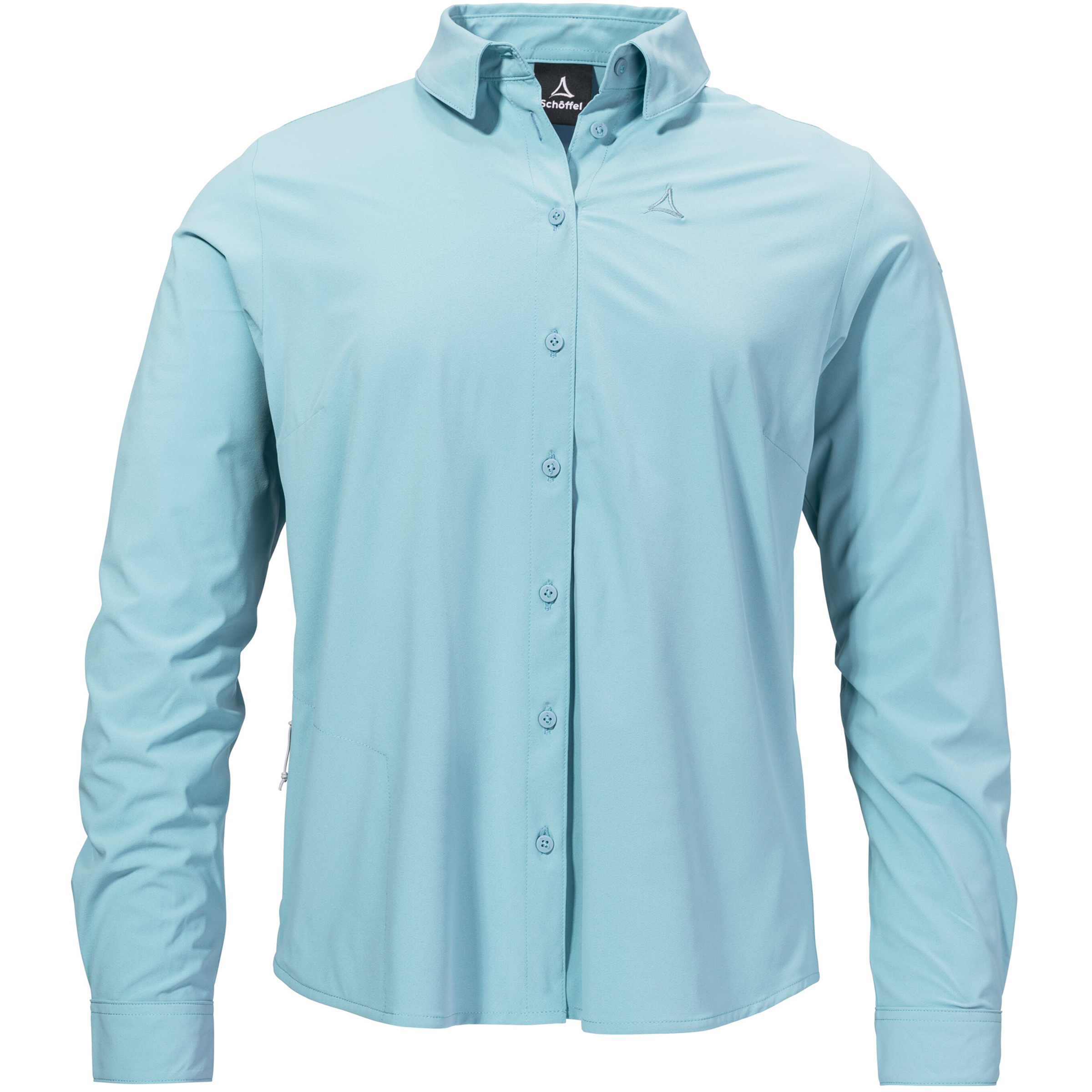 Schöffel Style Dunajec Damen Blusen blau Größe XXL Camping Elastisch