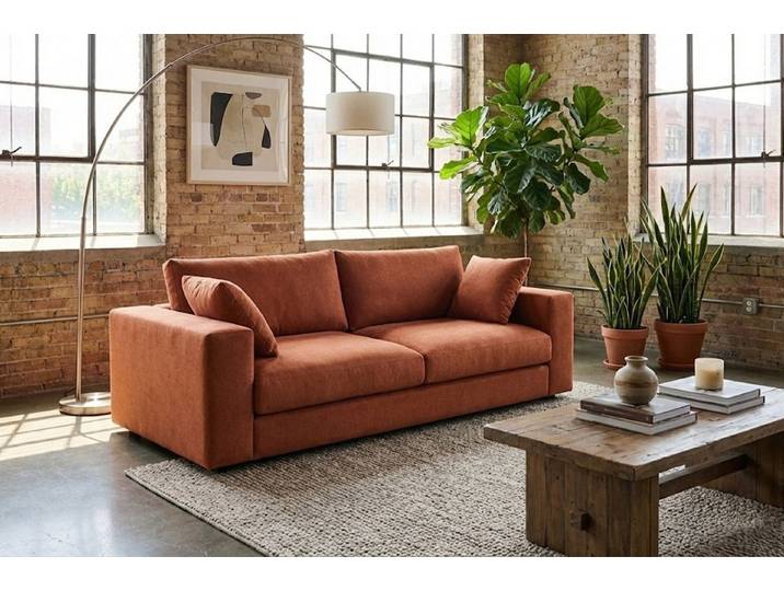 KAWOLA 3-Sitzer AMINA Stoff Couch - Gemütlichkeit - Wohnzimmer Sofa - 3 Sitzer, Modernes Sofa für Drei, hochwertiger Bezug, toller Sitzkomfort