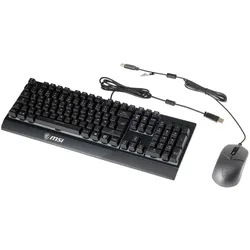 MSI Vigor GK30 (DE, Kabelgebunden), Tastatur, Grau