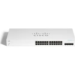 Cisco Switch CBS220-24T-4X 28 Port (28 Ports), Netzwerk Switch, Weiss