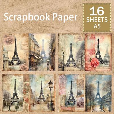 Retro Architecture & Botanical Vintage Journaling Sheets Retro Architecture & Botanical Vintage Journaling Sheets