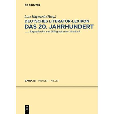 Mehler – Miller, Gebundene Ausgabe von [unknown], De Gruyter, 978-3-11-100679-6