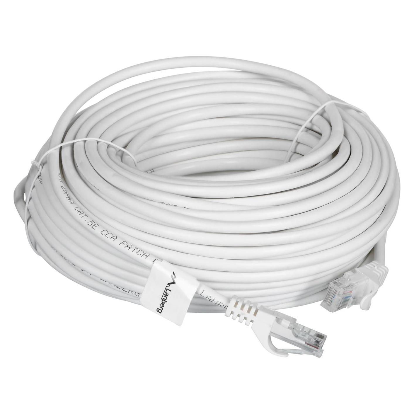 Lanberg PCU5-10CC-3000-W, 30 m, Cat5e, U/UTP (UTP), RJ-45, RJ-45 (U/UTP, CAT5e, 30 m) (PCU5-10CC-3000-W)