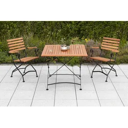 Merxx Schlossgarten Set 3tlg. Klapptisch