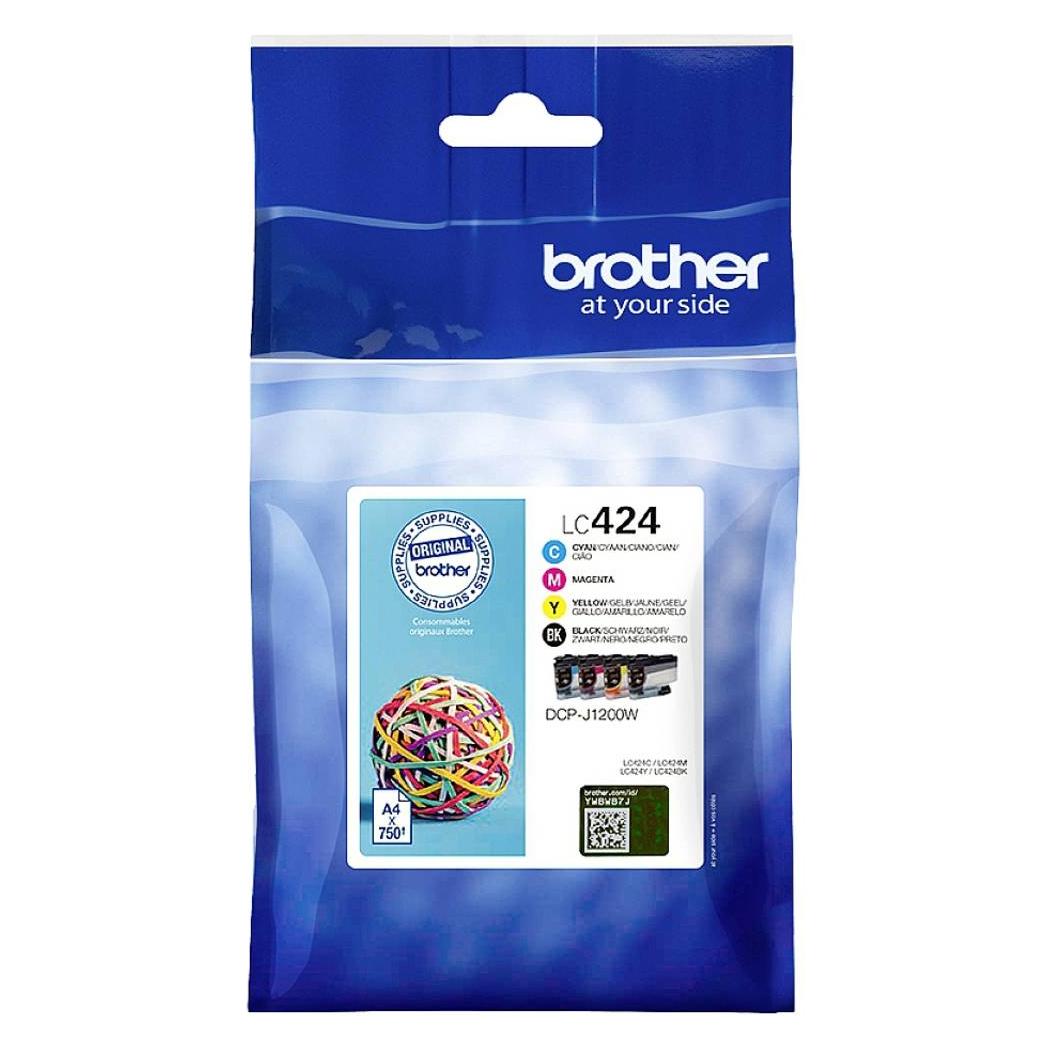 Brother LC-424VAL Tintenpatronen-Set (BK, C, M, Y) (LC424VAL)