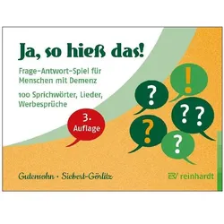 Reinhardt Ernst Gutensohn:Ja, so hiess das!,Spiel (Deutsch)