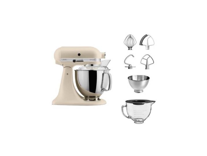 KitchenAid Küchenmaschine KitchenAid 4,8 L 5KSM175 Artisan Glasset mit Glasschüssel
