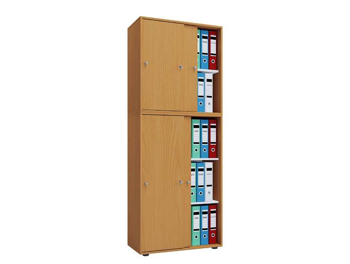 Büroschrank XXL 70 x 183 x 37cm Braun