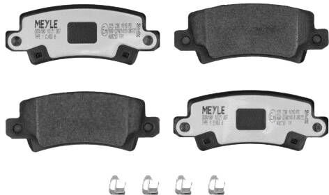 MEYLE 025 238 1616/PD Brake pad set