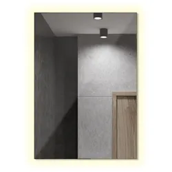 LED SPIEGEL 60 cm x 40 cm Rechteckig Warmweiß 3000 K