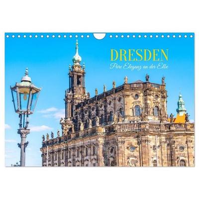 Dresden, Pure Eleganz an der Elbe (Wandkalender 2027 DIN A4 quer), CALVENDO Monatskalender