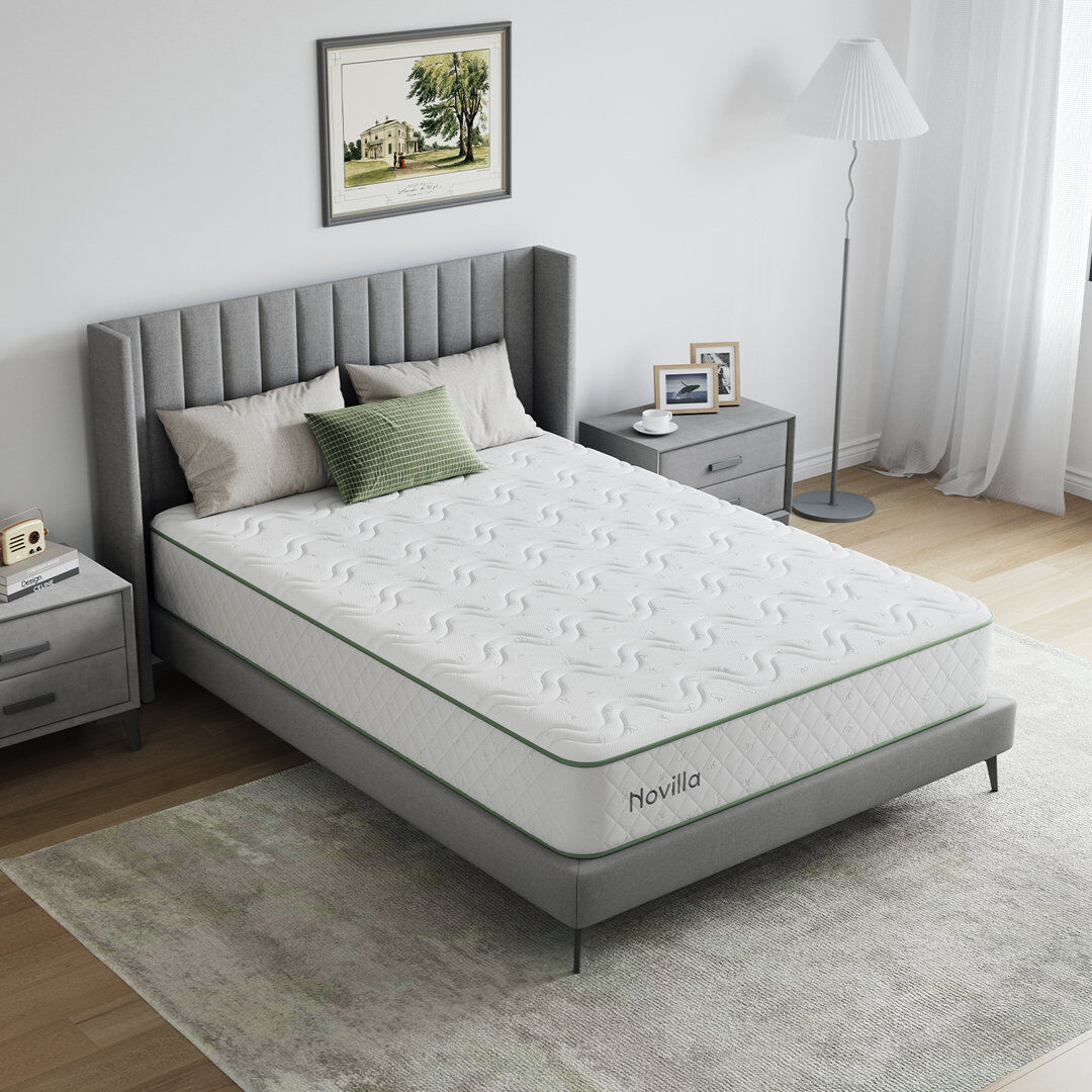 Novilla 27cm Memory Foam Pocket Sprung Zoned Mattress Double (4'6)