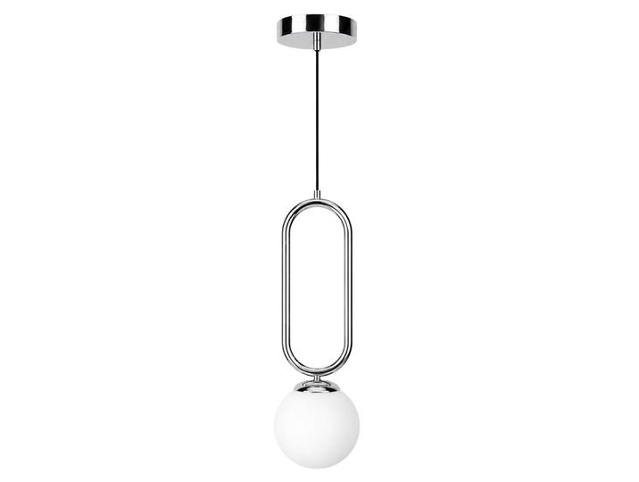 Lampe suspendue en métal Loop - 15 x 15 cm - Chrome