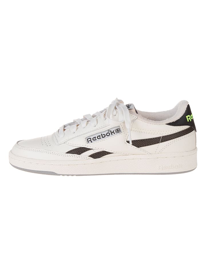 Reebok Leder-Sneakers "Club C Revenge Vintage" in Creme/ Schwarz - 36,5