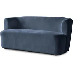 2-SITZER SOFA Nori dunkelblau velour