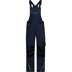 James & Nicholson Unisex Workwear Latzhose Solid JN879 navy (50)