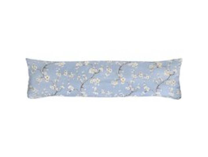 LIVARNO® Taie de traversin en satin microfibre, 40 x 145 cm (bleu)
