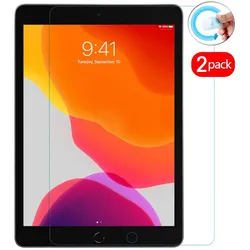 Lobwerk 2x Schutzfolie für Apple iPad 10.2 Zoll 2019/2020/2021 Displayschutz Screen Protector blasenfrei