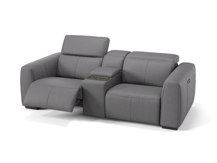 Leder Kinosofa MILLESIMO + Sitzheizung 2-Sitzer Kinocouch