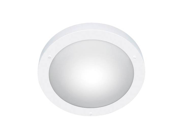 Trio Leuchten Badezimmer-Deckenleuchte, Weiss, Metall, Glas, rund, 8.0 cm, Lampen & Leuchten, Innenbeleuchtung, Deckenlampe, Deckenlampen