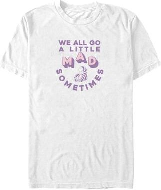 Men's Big & Tall A Little Mad Sometimes by Mad Engine in White (Size 3XLT)