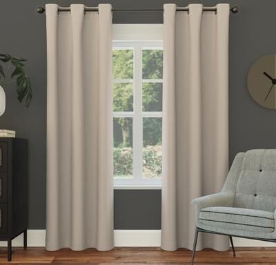 Sun Zero Hayden Energy Saving Blackout Grommet 1-Piece Curtain Panel, Single Panel