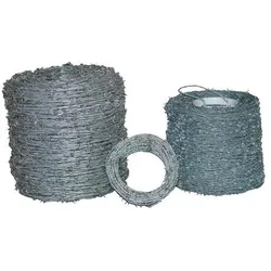 Stacheldraht Stahl,lose gewickelt Drahtstärke 1,7mm verz.