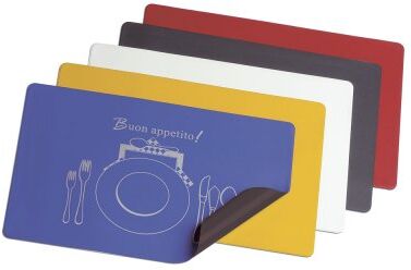 Tovaglietta rettangolare Tam gommata 42x27cm leggera Personalizzate o neutre