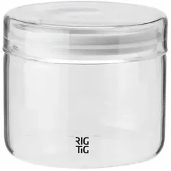 Rig-Tig by Stelton Store-It Aufbewahrungsglas mit Deckel 0,5l light grey