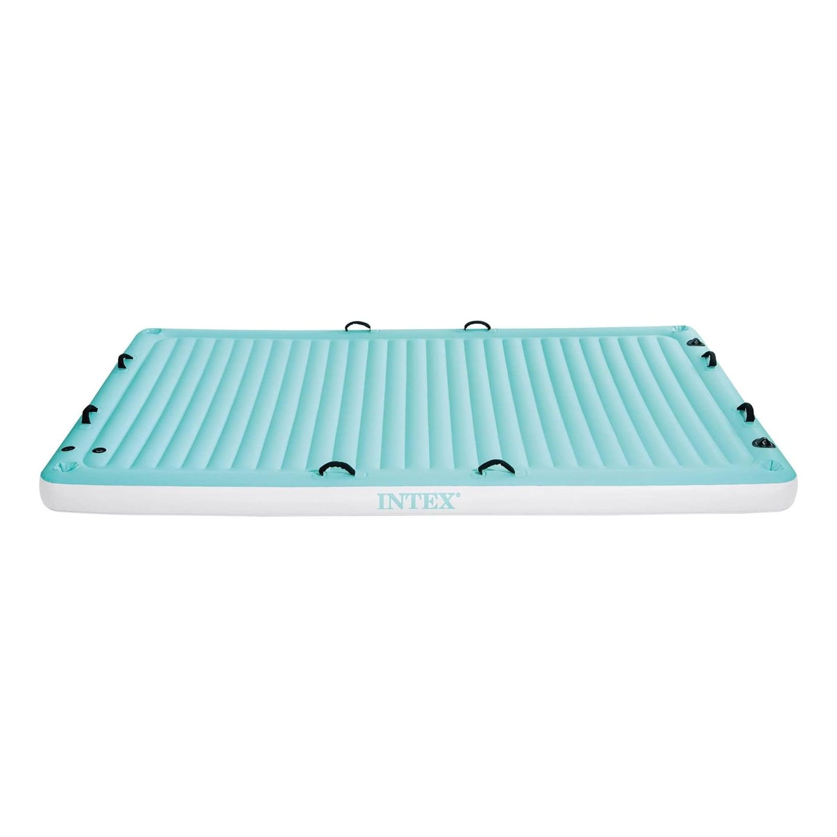 INTEX 56289EU - Luftmatratze - Water Lounge (310x183x18cm) groß, bis 400kg belastbar, 4 Personen
