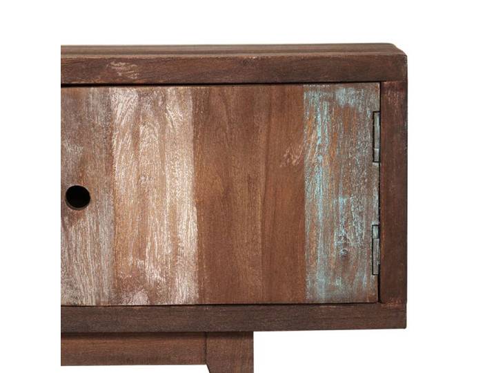 NEUF Armoire TV - Brun - Meuble TV - TABLE TV - Bois d'acacia massif Vintage 118x30x40 cm - TT2757
