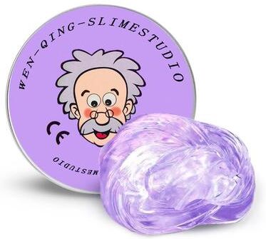 Quick Pick Pro Transparent Non Newtonian Liquid Stress Relief Fidget Decompression Toy For Sensory Relaxation purpal