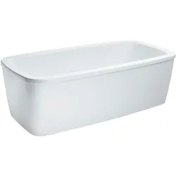 LAUFEN Badewanne freistehend mit Schürze Palomba mit Fußgestell 1800x900x455 weiß, H2318000000001