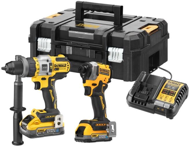 Set DeWalt Akku-Kombopack 18V 5 Ah / 1,7 Ah + DeWalt 18,0V / 5,0 Ah Ersatz-Akku