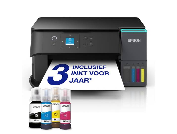 Epson EcoTank ET-3950 All-in-one inkjet printer Zwart
