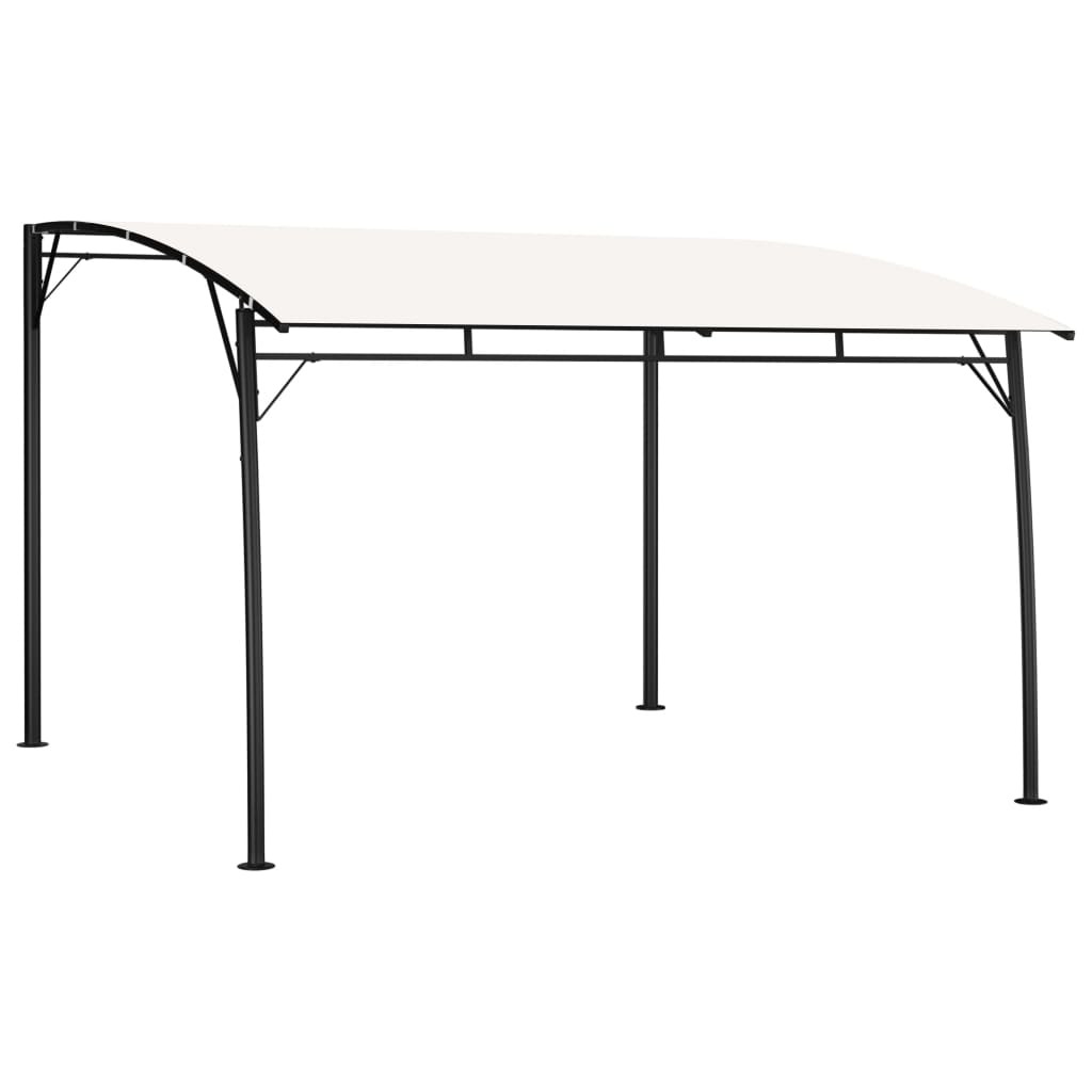 The Living Store Garten-Sonnenschutz 3x3x2,55 m Cremeweiß