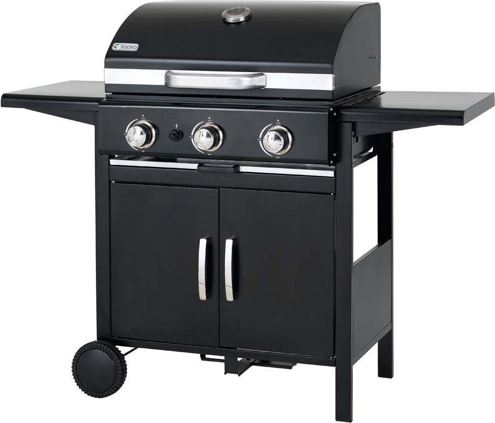 tepro Gasgrill Mayfield 3, 3 Edelstahl-Brenner je ca. 3 kW, Grillfläche: ca. 55 x 44 cm