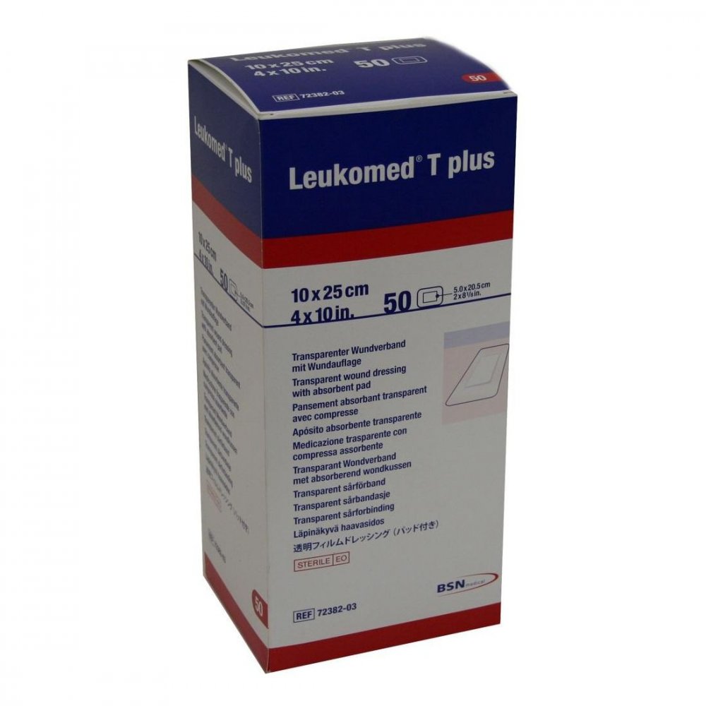 BSN medical GmbH Leukomed transparent plus sterile Pflaster 10x25 cm 01051117