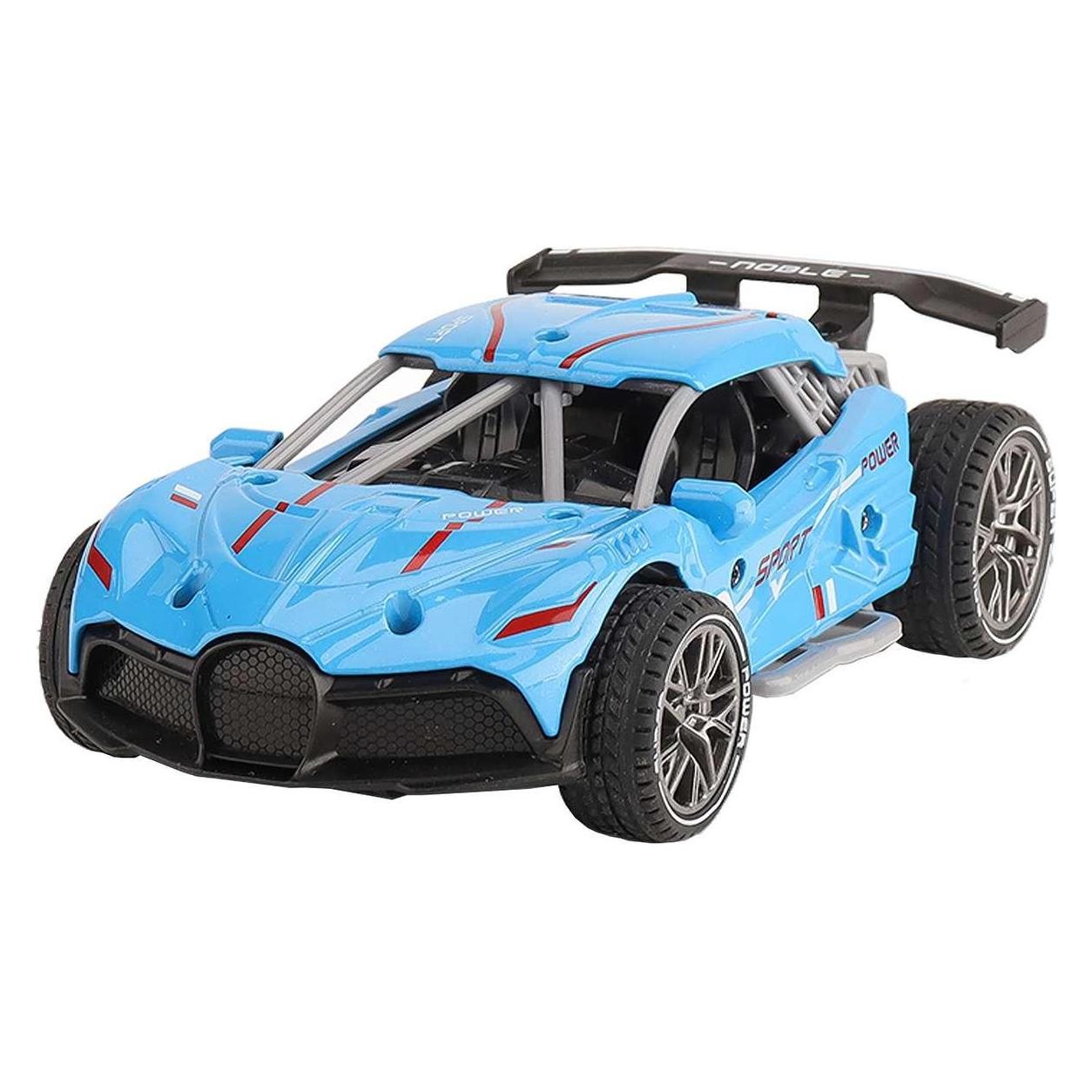 Toymax Die-cast pull back car w/sound & 'Try-Me', blue (534673)
