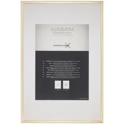 Bilderrahmen Aluminium in Brass ca. 61x91,5cm