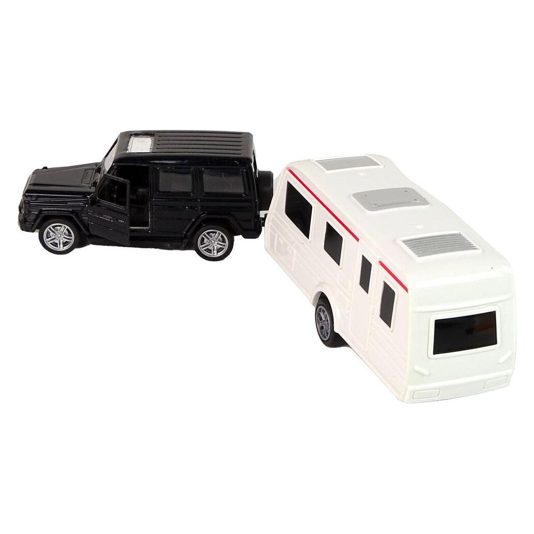 [n]fibrecare Jeep Black Caravan Fahrzeugset Metallelemente (65614211)
