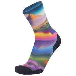 Rywan, Unisex, Sportsocken, No Limit Graphik Mountain Lake (35 - 37), Blau