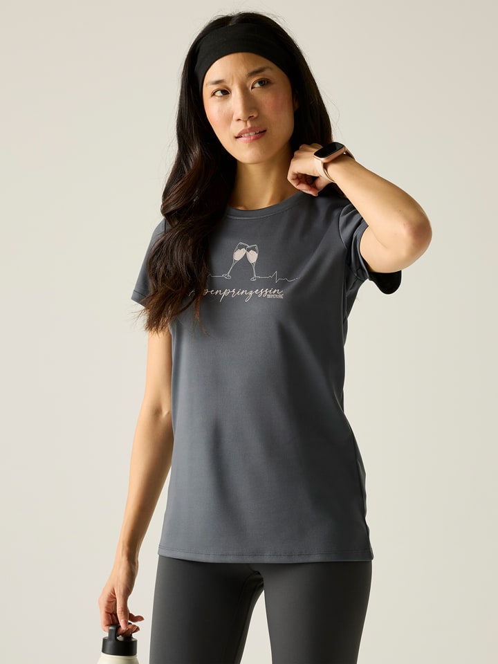 Regatta Funktionsshirt "Fingal Slogan" in Anthrazit - 42