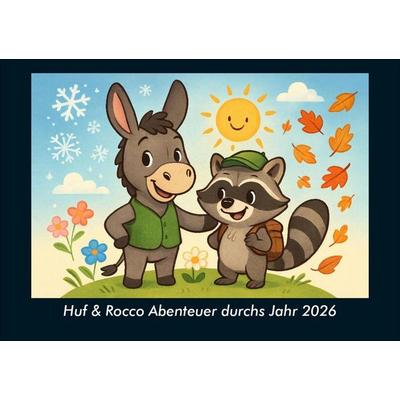 Huf & Rocco Abenteuer durchs Jahr 2026 Fotokalender DIN A5