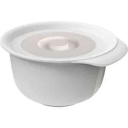 rotho Rührschüssel Set FRESH 1,2l & 4l - grau