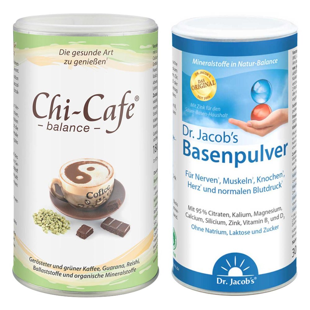 Chi-Cafe balance Wellness + Dr. Jacob's Basenpulver Original 08102688